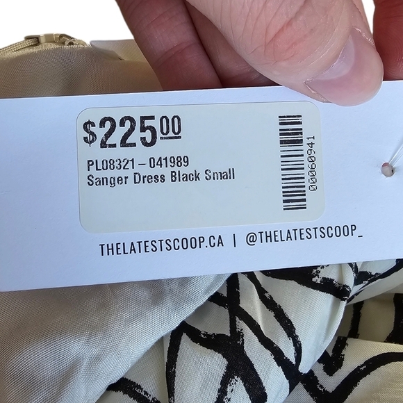 ASTR Black and White Sanger Maxi Dress Sz S - Picture 9 of 11